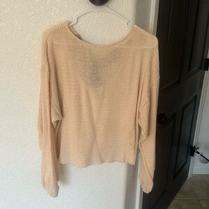 Knitted buckle, long sleeve